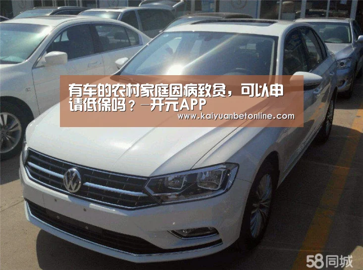 有车的农村家庭因病致贫,可以申请低保吗?-开元APP(图1) 开元竞猜